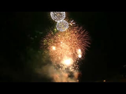 福島花火大会 Japan Fukushima Fireworks Festival 2011 Closing Show 震災復興祈願 福島観光