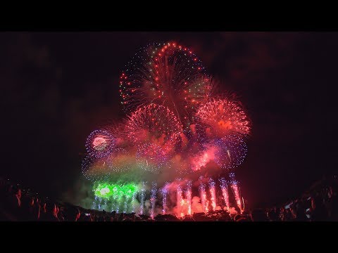赤川花火大会 オープニング Japan 4K Akagawa Fireworks Festival 2017 | Opening Show オープニング「届け!!輝き!!」