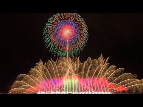 能代の花火大会 フィナーレ Japan 5K Noshiro Surprise Music Fireworks Show [Imagine] 秋田能代港サプライズミュージック花火 2020