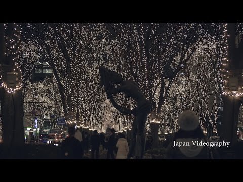 4K Sendai Japan Pageant of Starlight | 仙台光のページェント 2016 東北のイルミネーション Christmas Lights