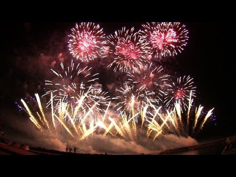 劇場型花火大会 Beautiful Show by Nomura Hanabi- Japan Hitachi Sand Art festival 2012 ひたちサンドアートフェスティバル