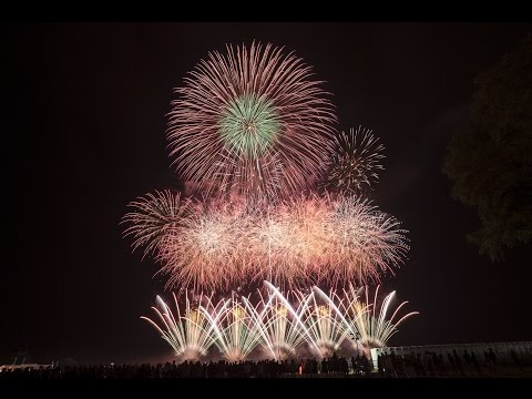 大曲の花火 秋の章 Hanabi Musical-Phantom of the Opera オペラ座の怪人 | Japan Omagari Fireworks Festival 2015 フィナーレ