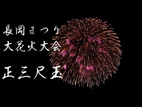 長岡花火 日本一正三尺玉 Japan Largest 36 inch shells Display | Nagaoka Fireworks Festival 2014 長岡まつり ナイアガラ大瀑布