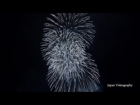 4K Fukushima Japan Uneme no Sato Winter Fireworks Festival 2017年 うねめの里冬花火大会 (福島県郡山市)