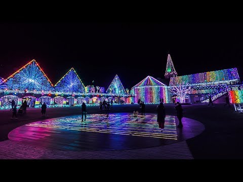 東京ドイツ村 イルミネーション Tokyo German Village Christmas Lights 2017-2018 関東三大イルミネーション illuminations Japan