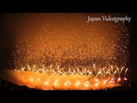 HD 赤川花火大会 Japan Akagawa Fireworks Festival 2013 | Closing show (Che’Nelle-Believe) 感動日本一のフィナーレ