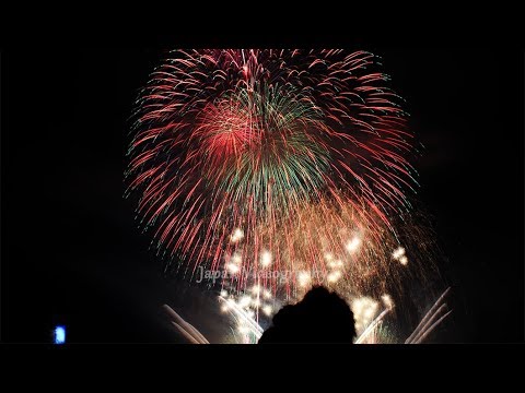 古都ひろさき花火の集い Aomori Japan Hirosaki Fireworks festival 2011 Closing Show フィナーレワイドスターマイン 青森観光 Full HD