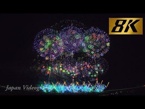 8K 長岡花火大会 - Beauty of Japanese Fireworks by Nomura | Nagaoka Hanabi Festival 2017 故郷はひとつ