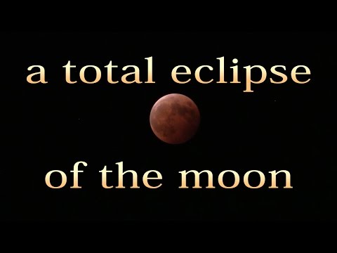 皆既月食 2014 Total Lunar Eclipse (October 8, 2014) Shot from Miyagi Japan