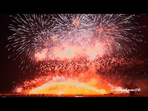 長野えびす講花火大会 Japan Nagano Ebisuko Fireworks Festival 2014 | ミュージックスターマイン Amazing Music Star mine Show