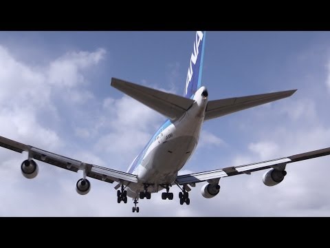 全日空ジャンボジェット離着陸 ANA Boeing 747-400D Take off &amp; Landing | Sendai Airport 仙台空港 ボーイング 747 卒業フライト