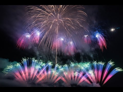 ひたちサンドアートフェスティバル劇場型花火 4K Music Wide Fireworks Show 2016 | Japan Hitachi Sand Art Festival 野村花火工業