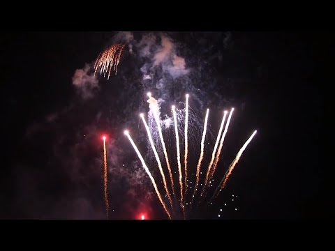 喜多方花火大会 Japan Kitakata Fireworks Festival 2011 Music Hanabi 日橋川「川の祭典」夏まつり 音楽花火 福島旅行