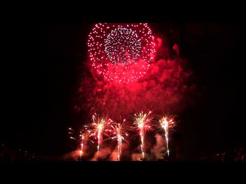 赤川花火大会 ラブレター花火 Love Letter Hanabi | Yamagata Japan Akagawa Fireworks Festival 2012 福山雅治 家族になろうよ