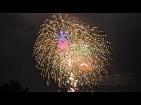 伊達のふる里夏まつり大花火大会 4K - Japan Fukushima Date Summer Festival Fireworks 2018 福島旅行