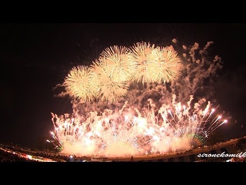 長野えびす講花火大会 Music Star mine by Shinsyu | Japan Nagano Ebisuko Fireworks Festival 2013 ミュージックスターマイン