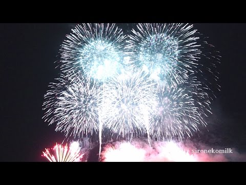 神明の花火大会 Music with Wide Displays | Japan Shinmei Fireworks Festival 2015 テーマファイヤー 齊木煙火本店