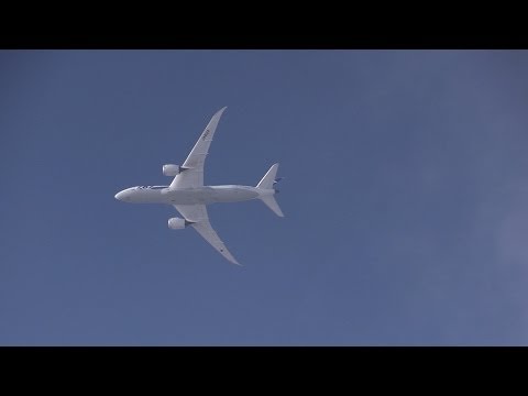 秋田空港 B787の離陸とダイバート ANA Boeing 787-8 Take off and Divert | Japan Akita Airport in Winter 視界不良