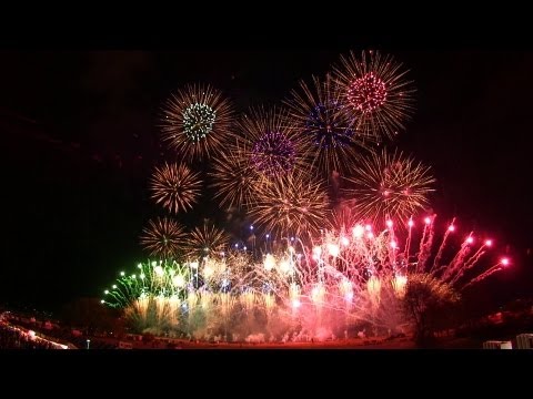 長野えびす講花火大会 ミュージックスターマイン Music Star mine | Japan Nagano Ebisukou Fireworks Festival 2012 Pyromusical
