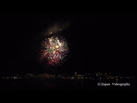 Japan 4K 気仙沼花火大会 ONE-LINE Kesennuma Christmas Illumination Fireworks 気仙沼クリスマスイルミネーション