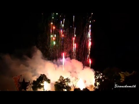 大晦日カウントダウン花火 Japan New Year&#039;s Eve Fireworks in Sagamiko Illumillion 2013 さがみ湖イルミリオン Kanagawa Travel