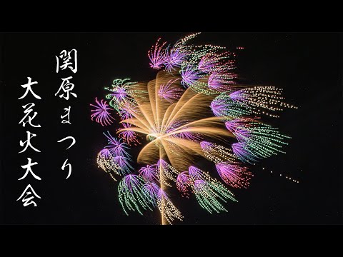 関原まつり大花火大会 Japan 4K UHD Nagaoka Sekihara Festival Fireworks Show 2022 | BMPCC6K + ZOOM H6