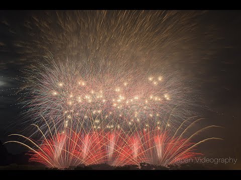 神岡南外花火大会 Japan 4K Kamioka Fireworks Festival | Pyromusical - He&#039;s a Pirate フィナーレ 超特大花火ファンタジアスペシャル