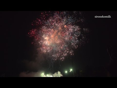 Japan Fireworks 4K 片貝まつり 奉納大煙火 超特大スターマイン Katakai Festival 2016 | Star mine Display 新小千谷総合病院