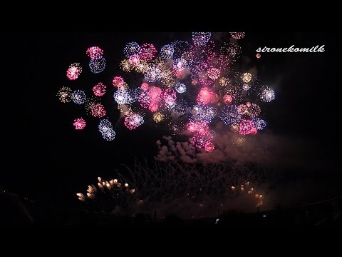 長岡花火大会 この空の花 Japan Nagaoka Fireworks Festival 2014 | Kono Sora no Hana Wide Display 長岡まつり