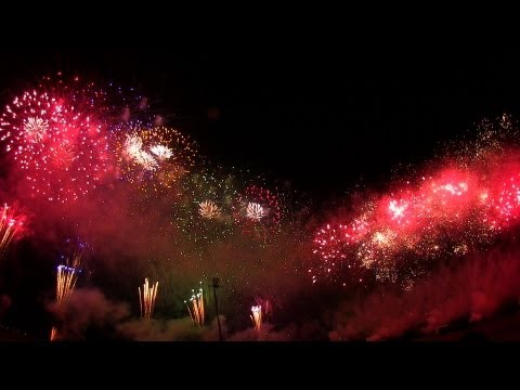 男鹿日本海花火大会 Akita Japan Oga Nihonkai Fireworks Festival 2012 Closing Show フィナーレ なまはげスターマイン市民号