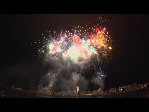 石巻川開き祭り花火大会 Japan 4K Ishinomaki Fireworks Festival 2017 ｜Closing Show フィナーレ スターマイン ㈱芳賀火工