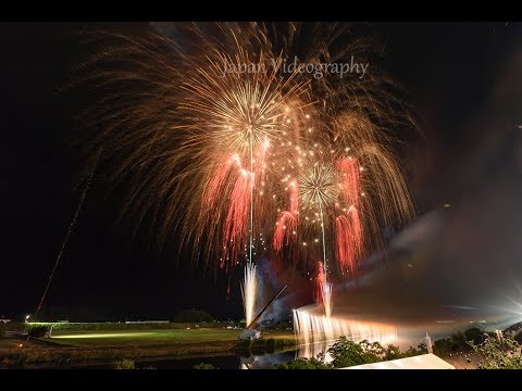 4K 大崎花火大会 - Japan Osaki Fireworks Festival 2018 Closing Show with Niagara Star mine グランドフィナーレ