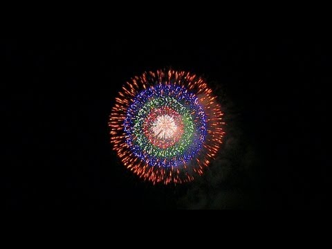 全国デザイン花火競技会 Akagawa All Japan 12 inch shells Design Fireworks Contest 2012 赤川花火大会 尺玉芸術花火