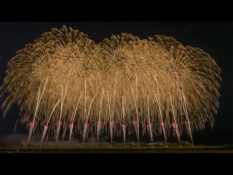 5K 大曲花火 Fireworks by local shops &amp; Natto factory Daisen Japan タカヤナギ・ヤマダフーズ 元気花火プロジェクト2020