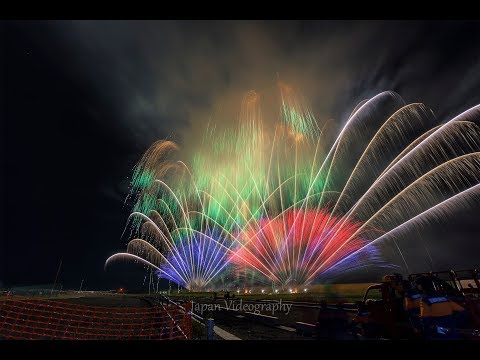 亘理花火大会 Himawari no Yakusoku pyromusical | Japan Watari Fireworks Festival 2018 芸術音楽花火