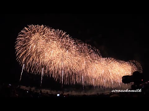 長岡 復興祈願花火フェニックス 2000 meter Wide Display PHOENIX | Japan Nagaoka Fireworks Festival 2014 長岡まつり