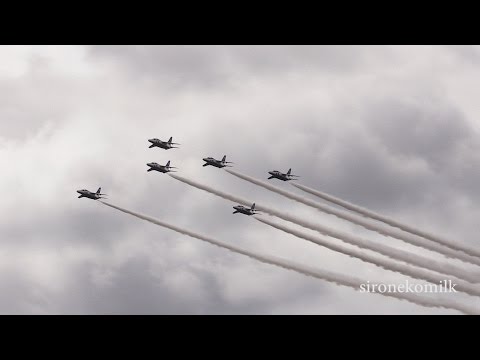 ブルーインパルス展示飛行 Japan Aerobatics Flight Team BLUE IMPULSE 航空自衛隊松島基地復興感謝イベント Matsushima Air Base