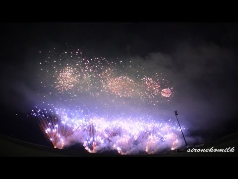 男鹿日本海花火 Oga Sea of Japan Fireworks 2013 | Closing Show フィナーレ なまはげスターマイン市民号 Akita Travel