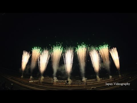 4K Japan ツインリンクもてぎ花火の祭典 第1部 Twin Ring Motegi New Year&#039;s Fireworks Festival 2017 Part1