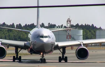 Aeroflot Russian Airlines Airbus A330-200 VP-BLX Landing to B Runway of Tokyo Narita International Airport
