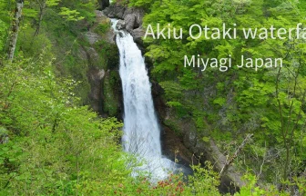 The scenery of Akiu Otaki and the sound of the waterfall with beautiful fresh greenery | Sendai, Miyagi Japan