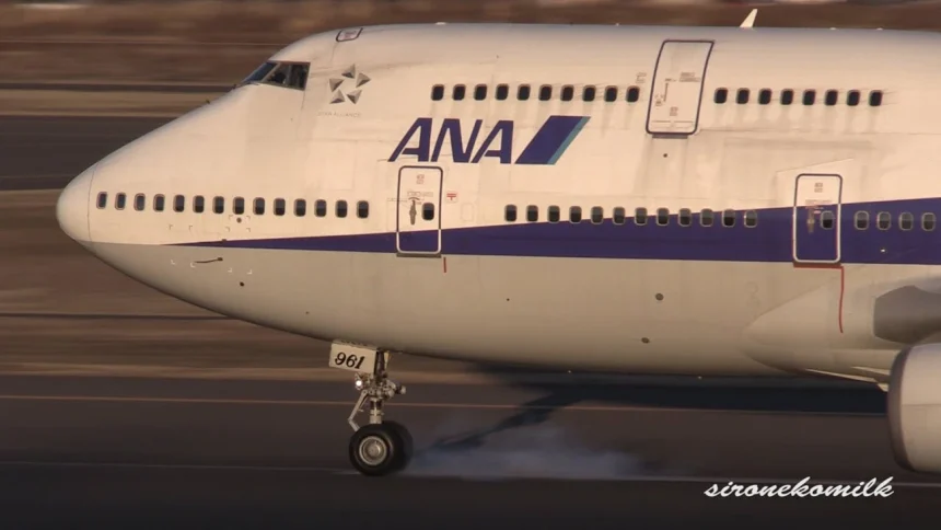 Good Bye ANA All Nippon Airpways Boeing 747-400(D) Last flighted in Japan.