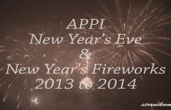 New Year's Fireworks display at APPI kougen Ski Resort 2014 | Hachimantai, Iwate Japan