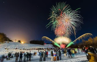 Miyagi Zao Eboshi Resort Eboshi Snow Fireworks Festival 2019 | Zao, Miyagi Japan