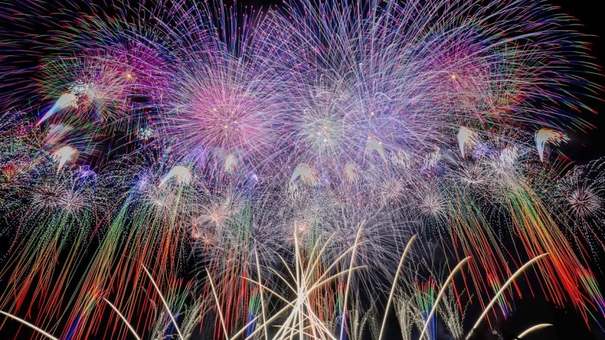 Amazing The most Beautiful Japanese fireworks in the world 4K UHD