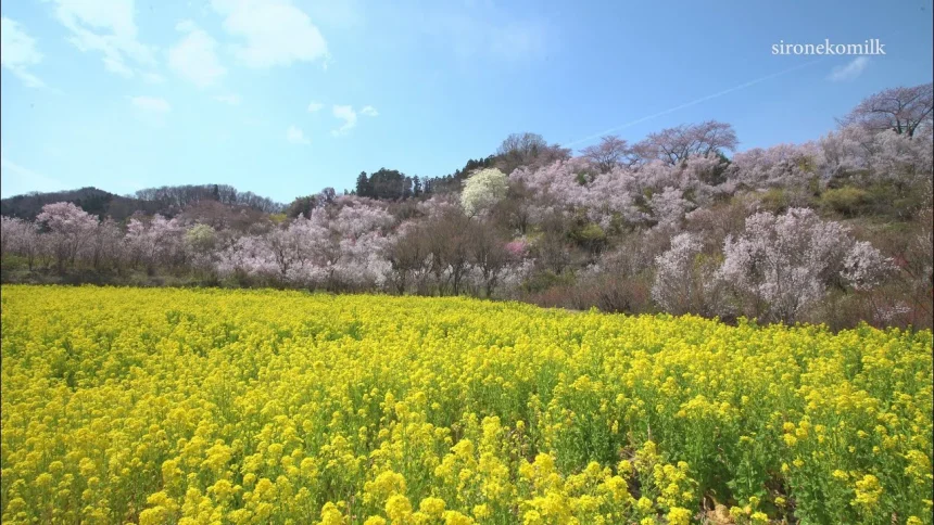 Beautiful Flower's Scenery of Hanamiyama Park | Fukushima, Fukushima Japan