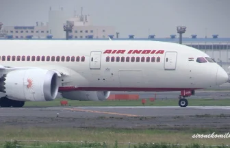 AIR INDIA BOEING 787-8 DREAMLINER Take off from Tokyo Narita Int'l Airport