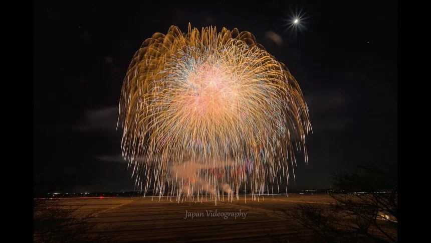 Ishikishi Dontosai festival Fireworks show 2019 | Tome, Miyagi Japan