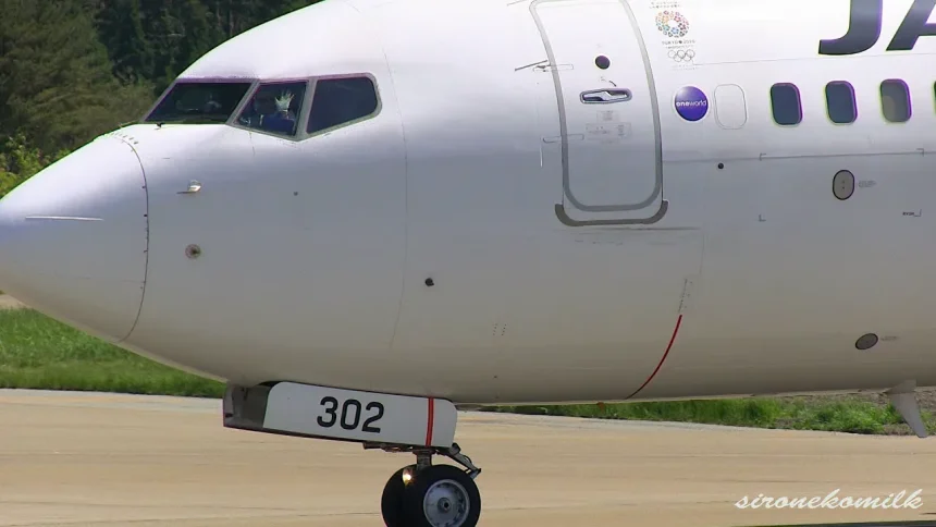 JAL BOEING 737-800&J-Air EMBRAER 170 Landing & Take off at Akita Airport