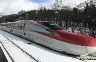 Japan Trains : Akita Shinkansen E6 & E3 Series Running in WInter